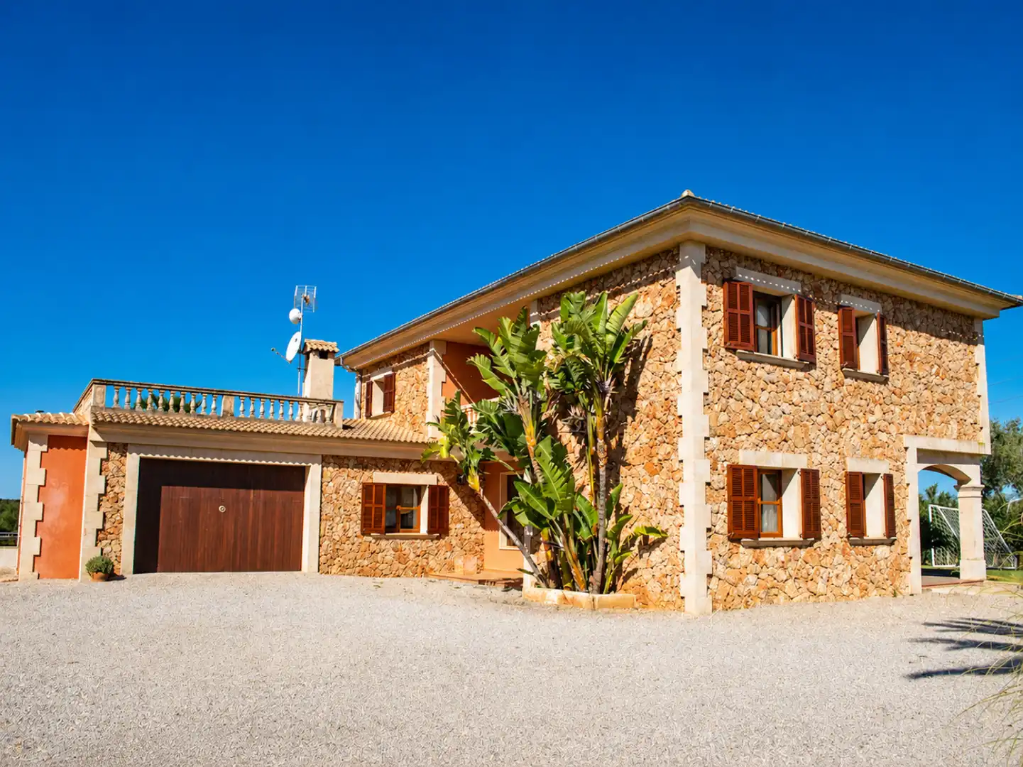 Vista exterior de Casa o xalet de lloguer en Santa Margalida amb Aire condicionat, Calefacció i Terrassa