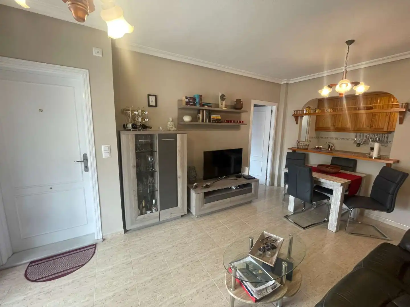 Sala de estar de Apartamento en venta en Orihuela con Aire acondicionado, Terraza y Piscina