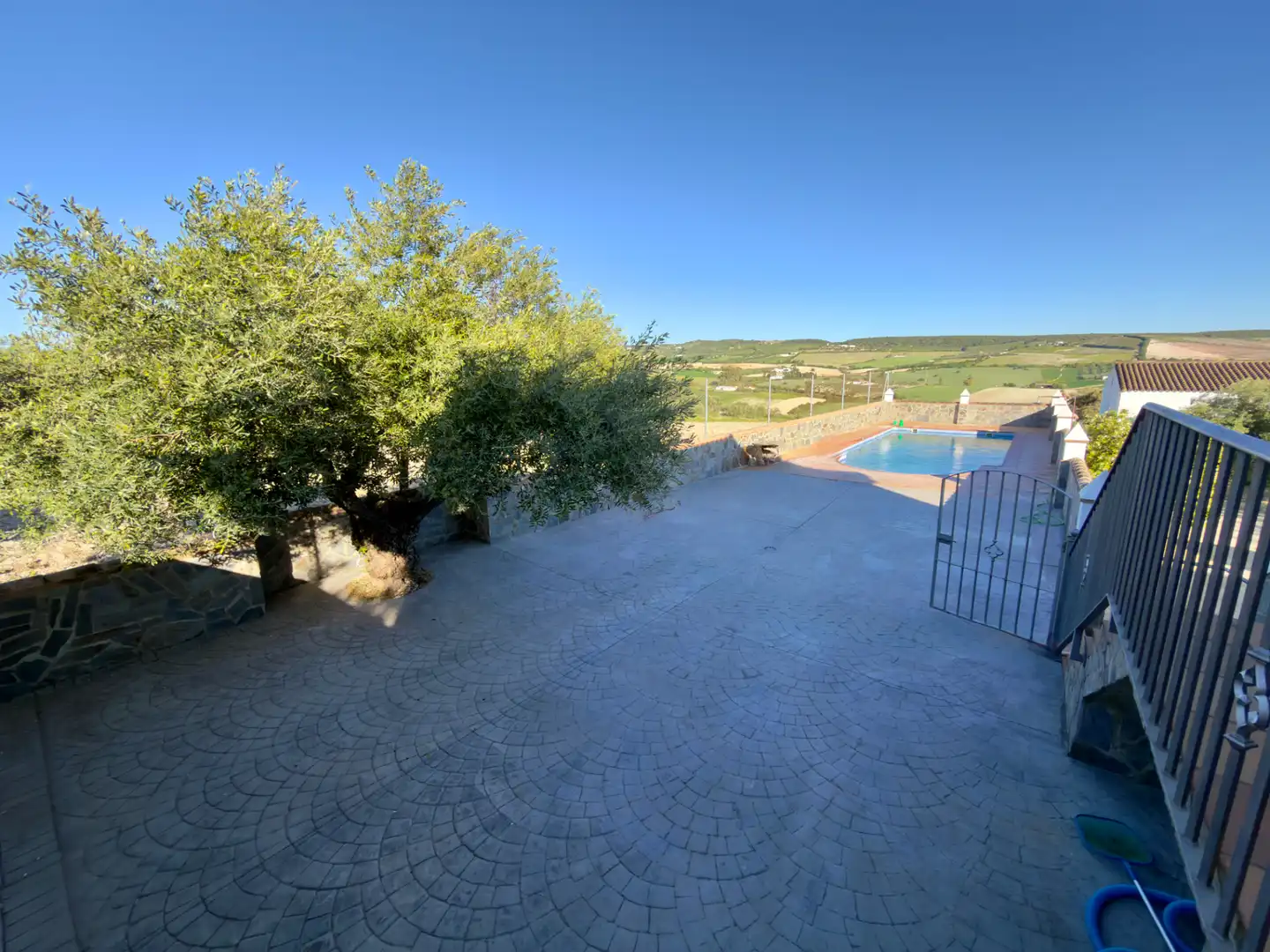 Terraza de Finca rústica en venta en Arcos de la Frontera con Aire acondicionado, Calefacción y Jardín privado