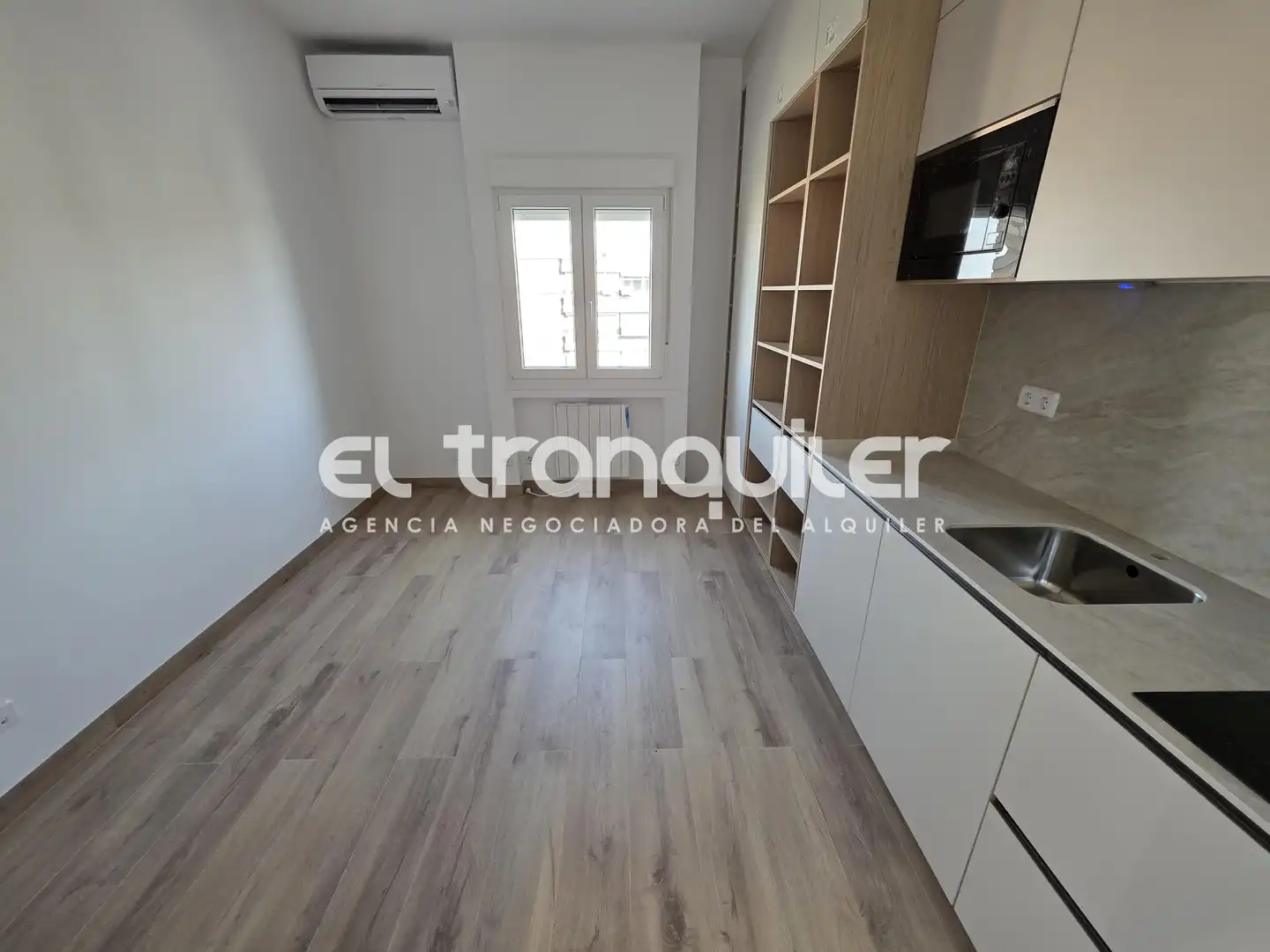 Küche von Wohnung zur Miete in Madrid mit Klimaanlage und Waschmaschine