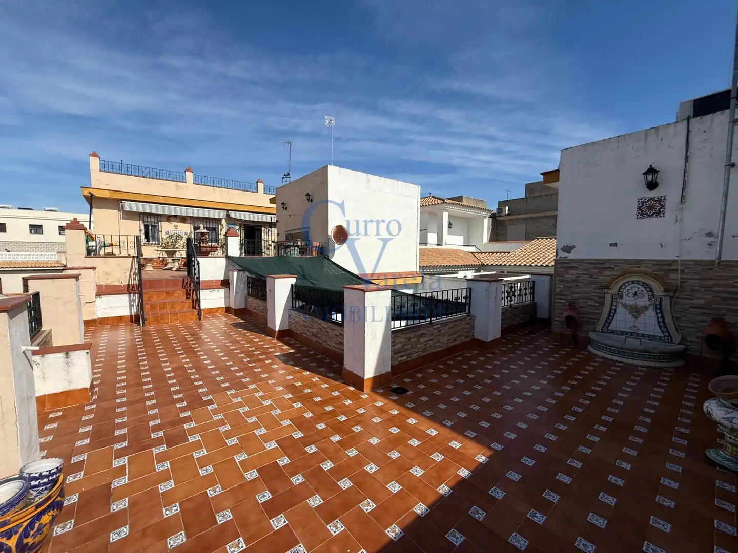 Terrassa de Casa o xalet en venda en Dos Hermanas amb Aire condicionat, Calefacció i Terrassa