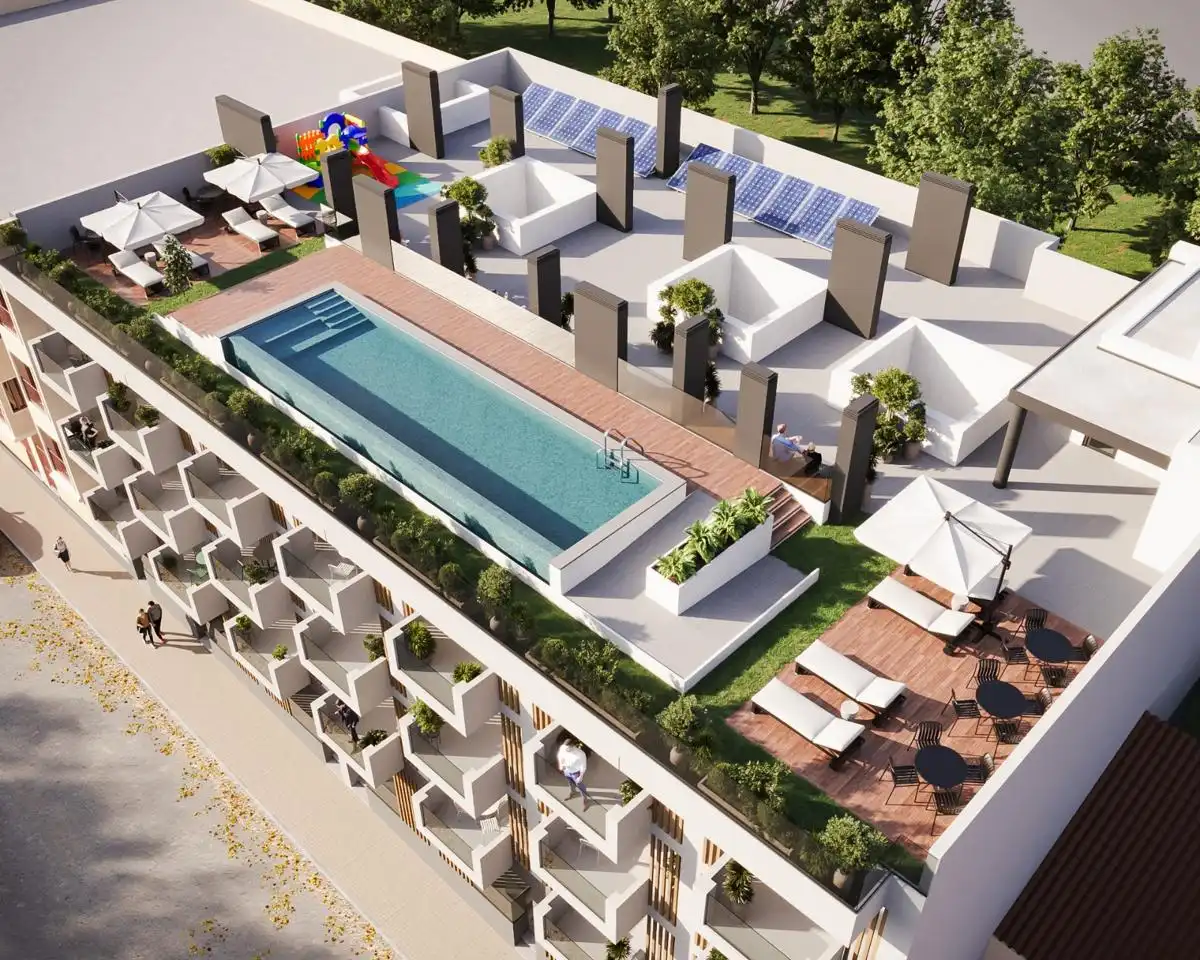 Neubau-Wohnung mit Pool zum Verkauf in Carrer el Ancla