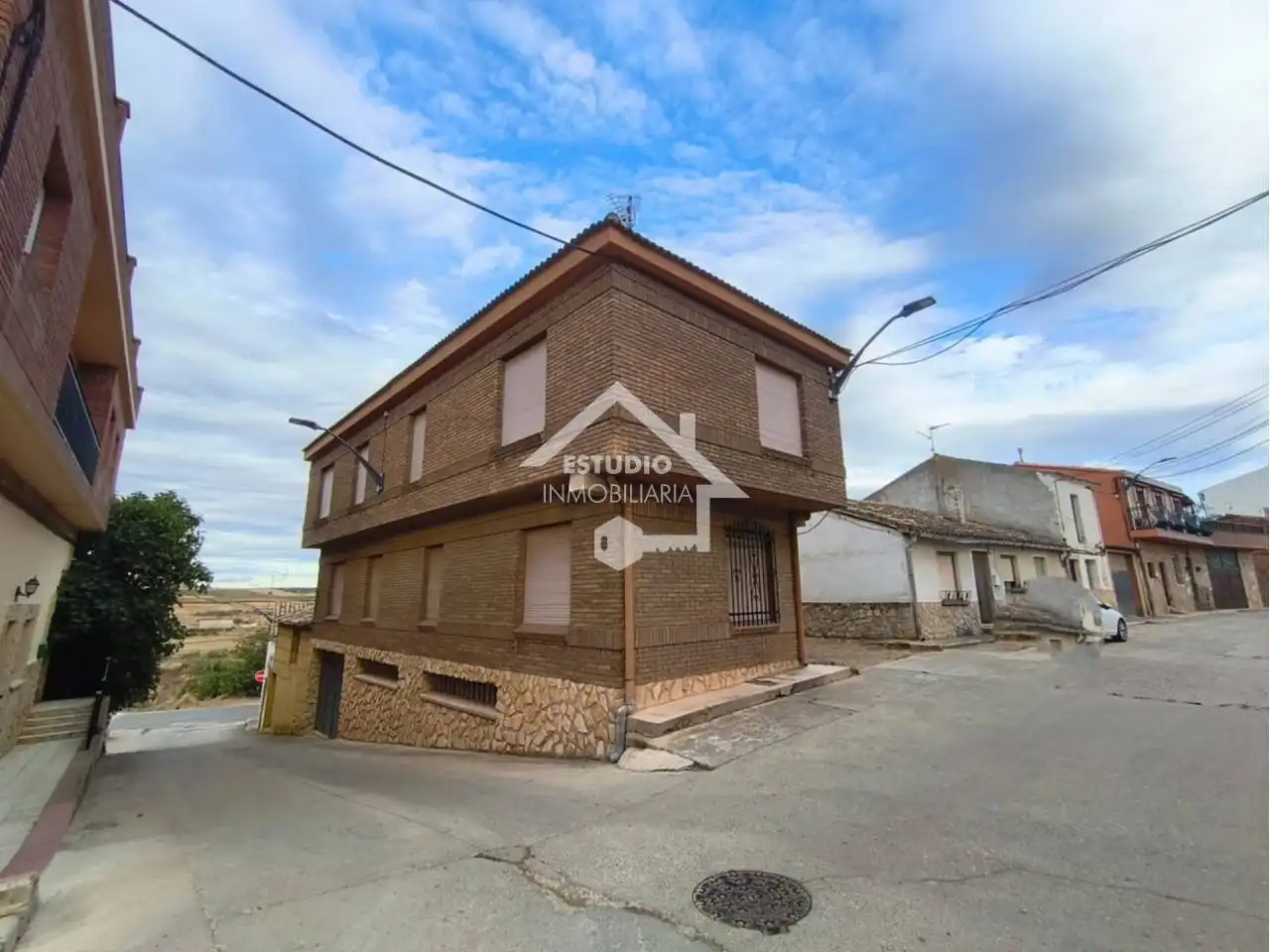 Vista exterior de Casa o chalet en venta en Mendavia con Amueblado