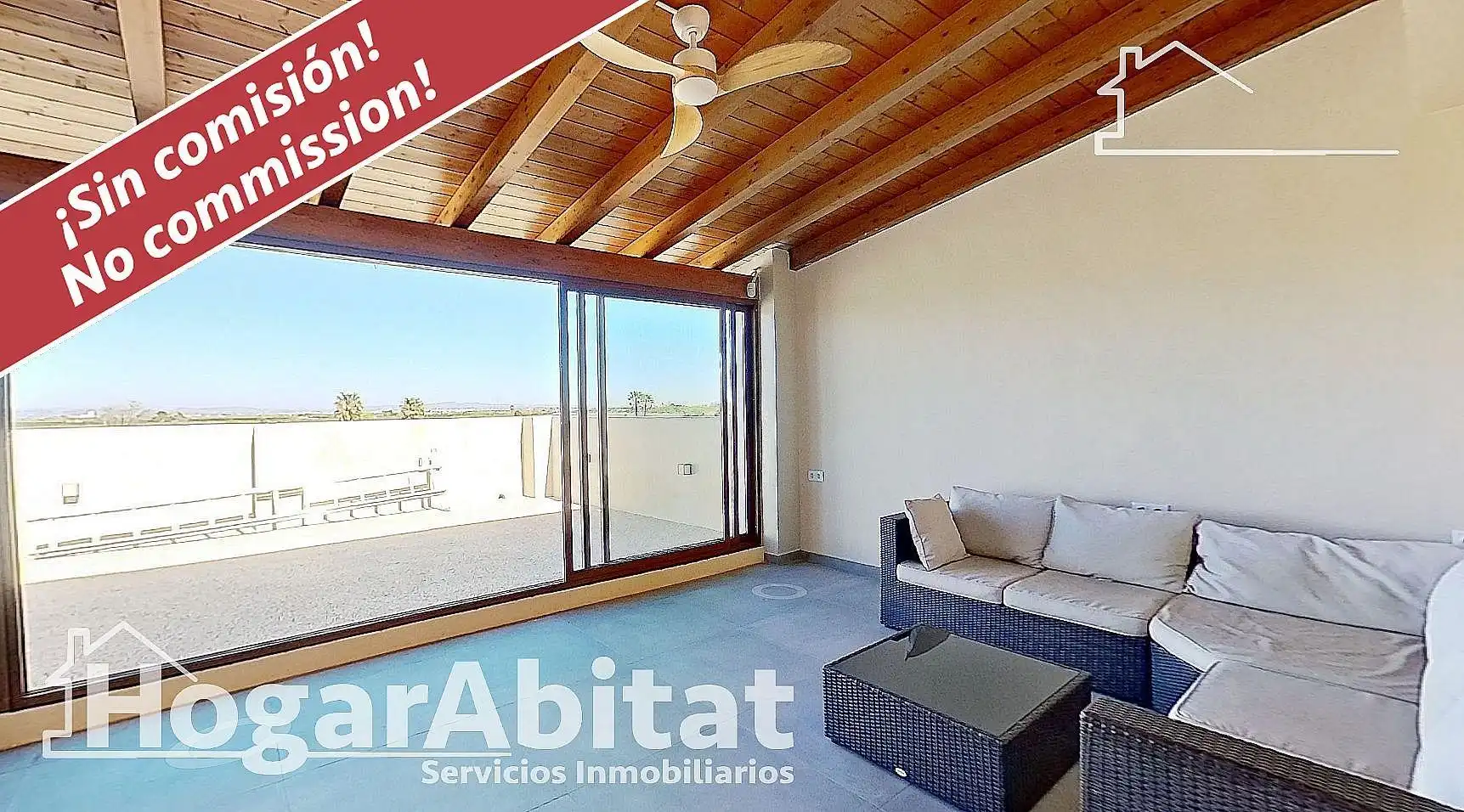 Terraza de Casa o chalet en venta en Benimuslem con Aire acondicionado, Calefacción y Terraza