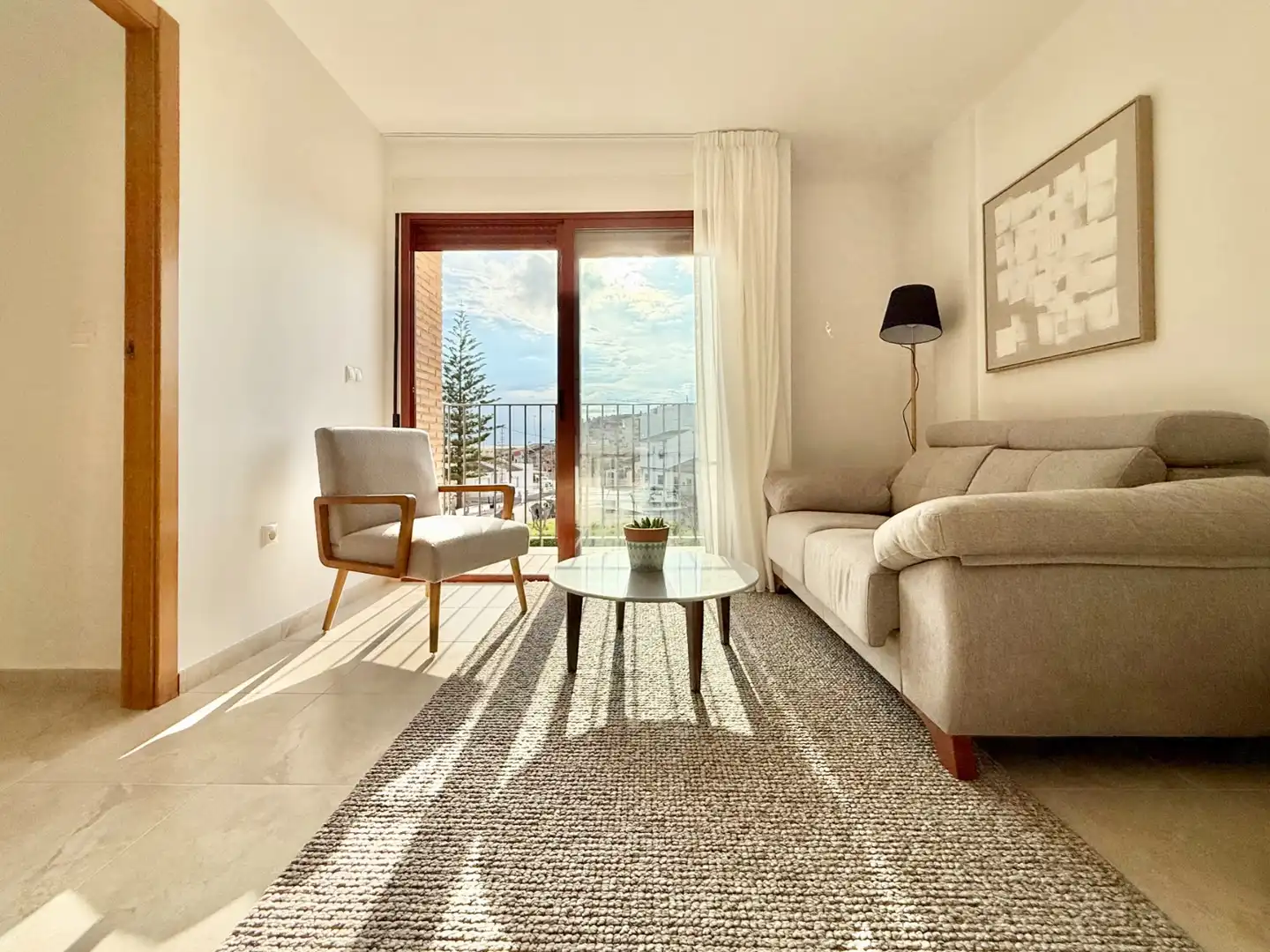 Sala de estar de Piso en venta en Murcia con Aire acondicionado, Jardín privado y Terraza