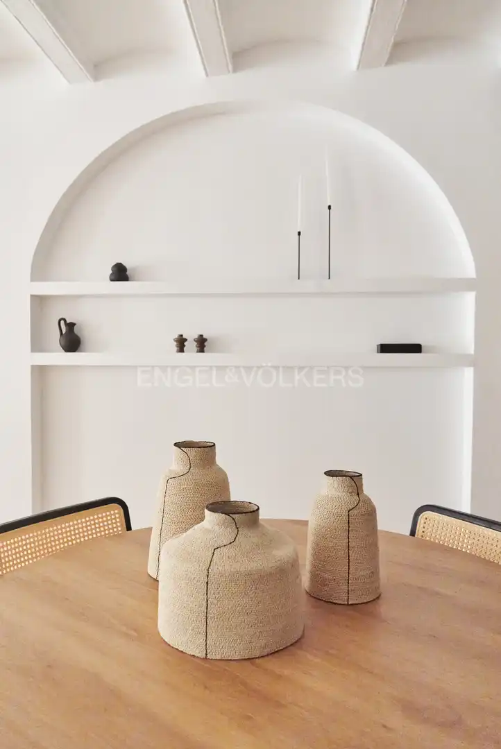 Sala de estar de Piso de alquiler en Barcelona con Aire acondicionado, Calefacción y Balcón