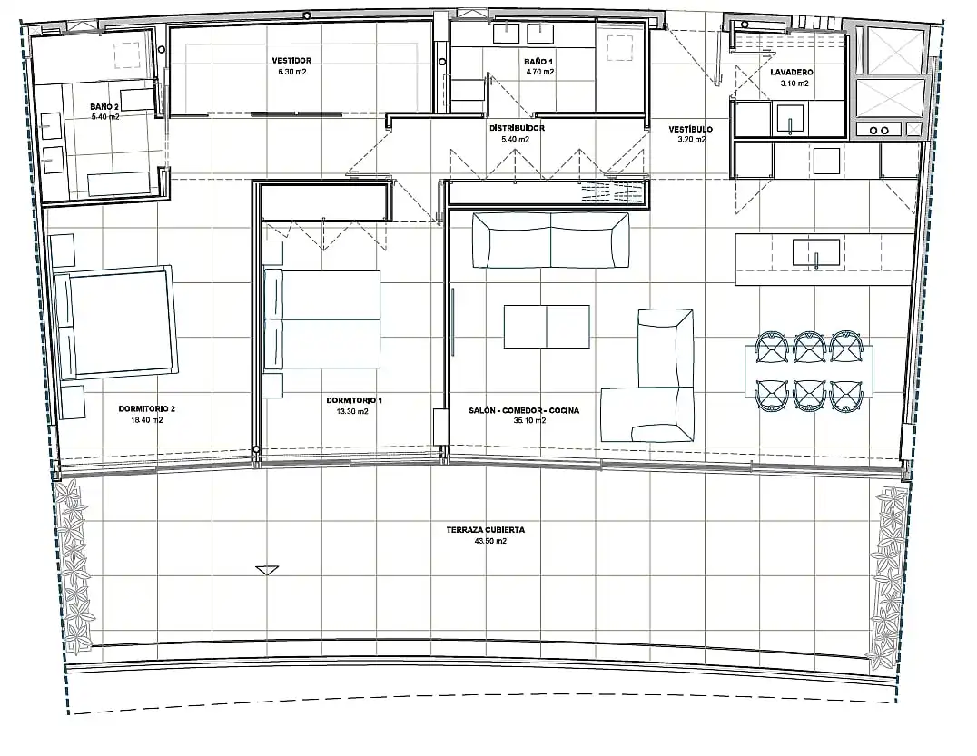 Apartment with lift for sale in Las Gaviotas  - Carvajal, imagen 11