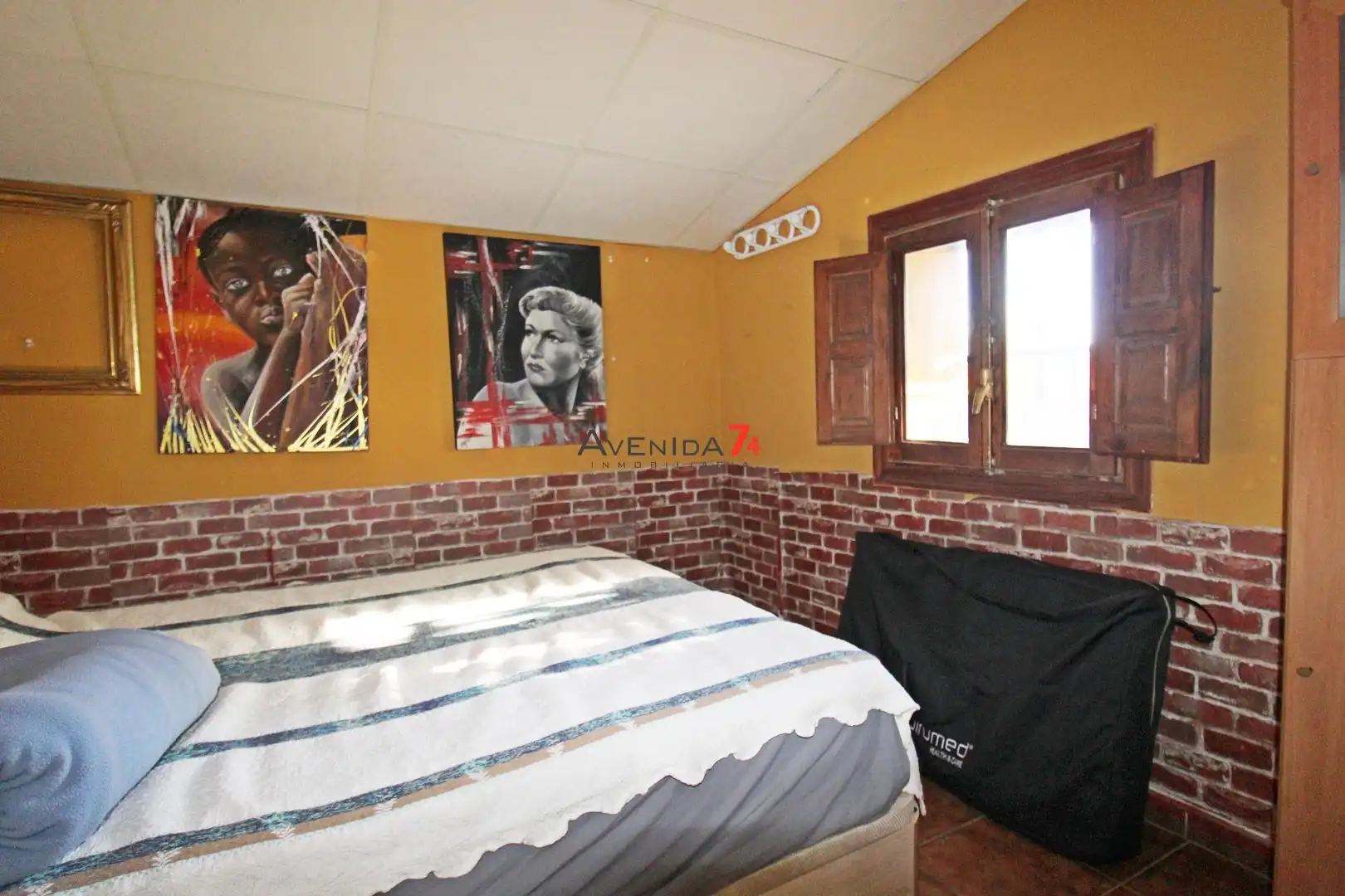 Schlafzimmer von Haus oder Chalet zum Verkauf in Lorca mit Klimaanlage, Heizung und Privatgarten