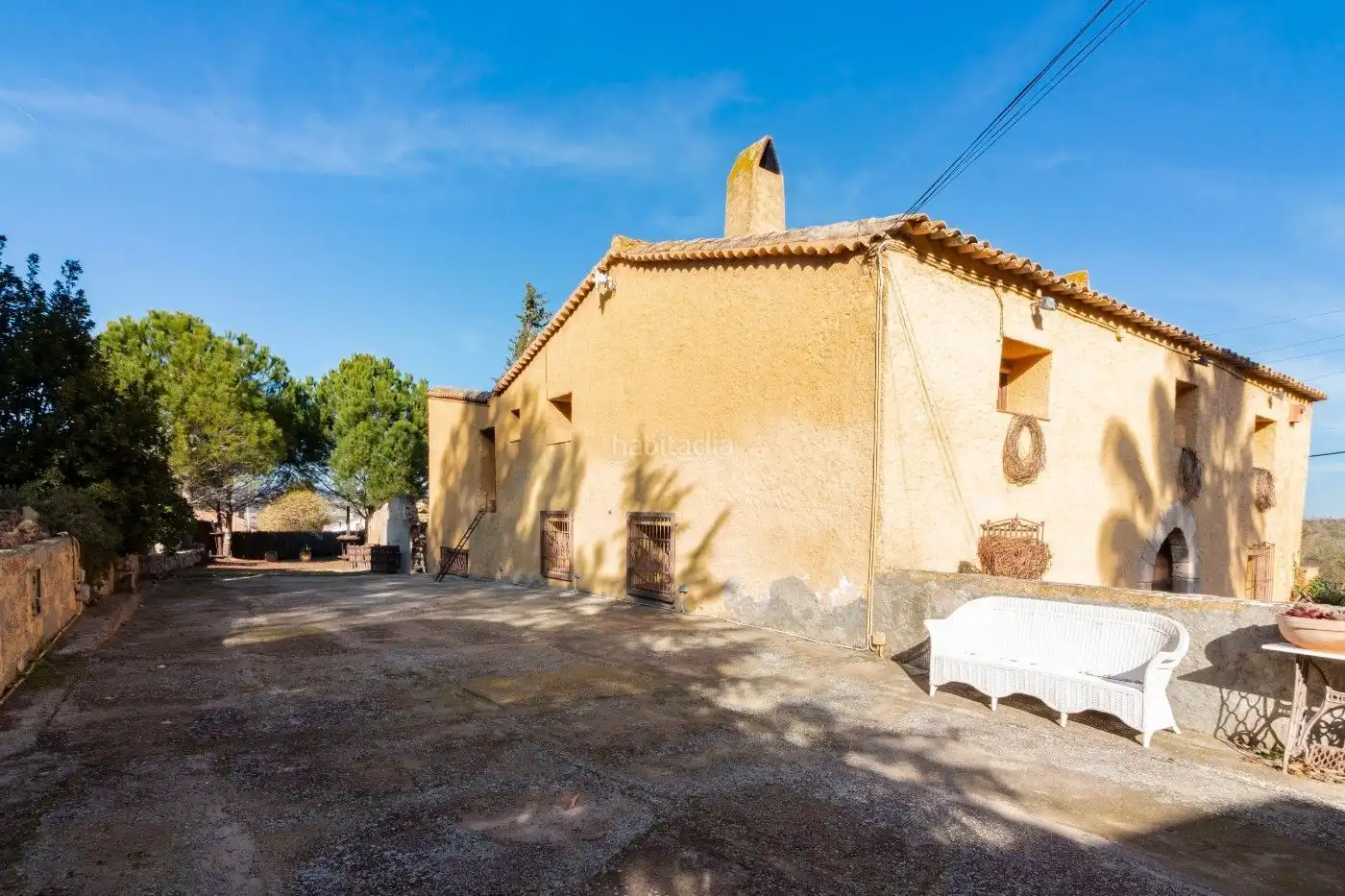 Vista exterior de Finca rústica en venda en Subirats amb Aire condicionat, Calefacció i Jardí privat