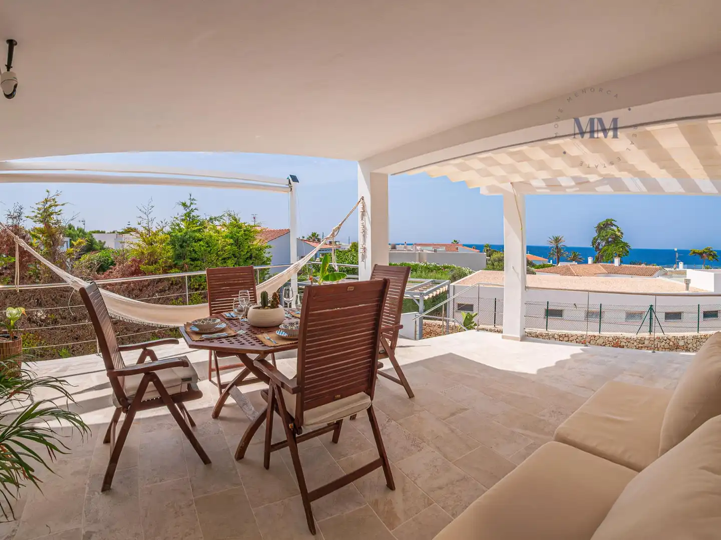 Terrassa de Casa o xalet en venda en Sant Lluís amb Aire condicionat, Jardí privat i Terrassa