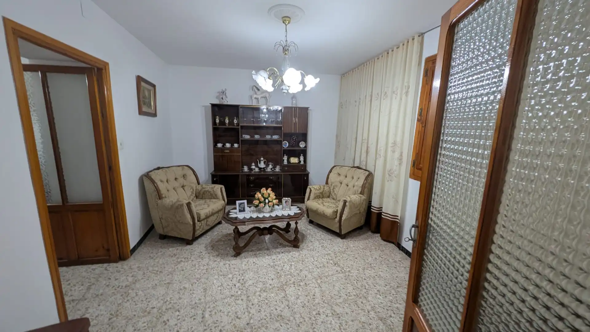 Sala de estar de Casa o chalet en venta en Alcaudete con Amueblado