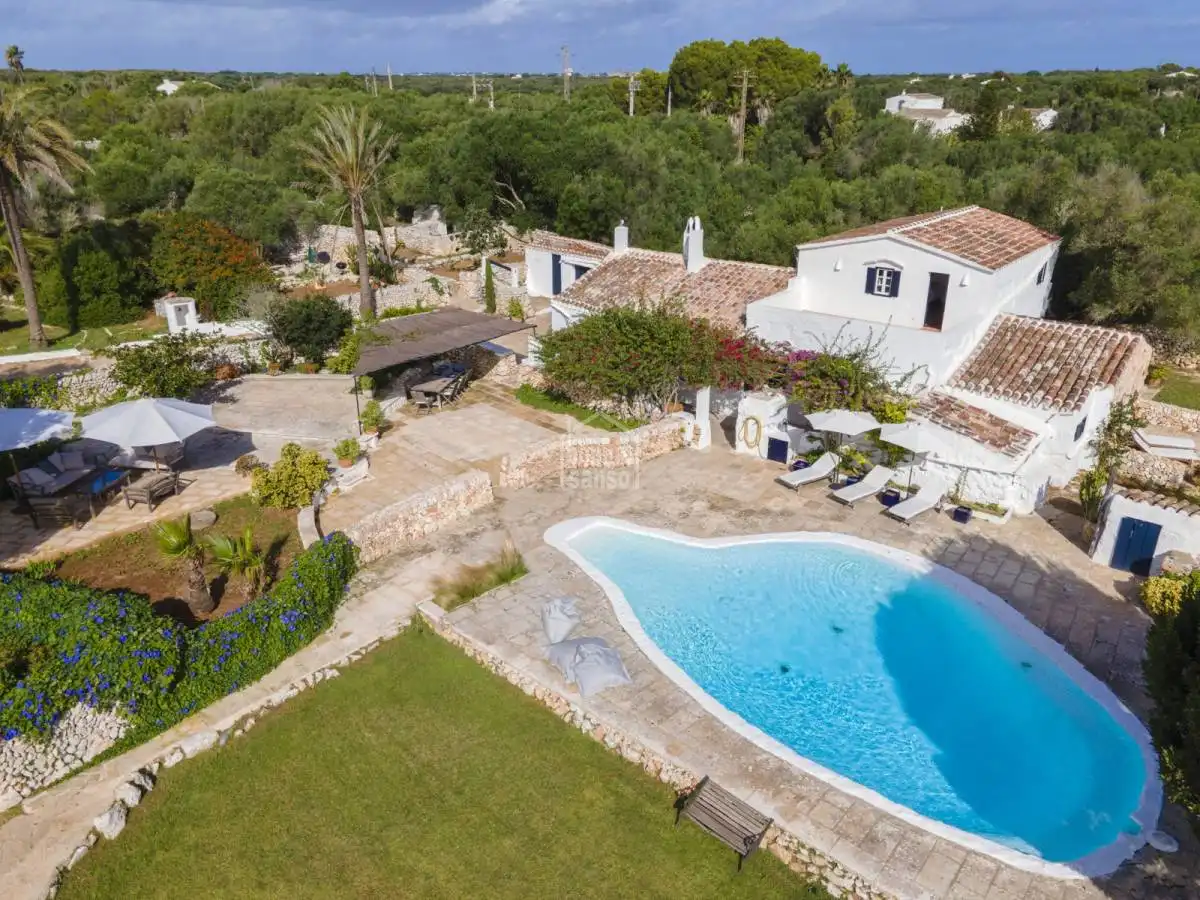 Casa rustica con piscina in vendita a Sant Lluís - S'Ullestrar - Torret