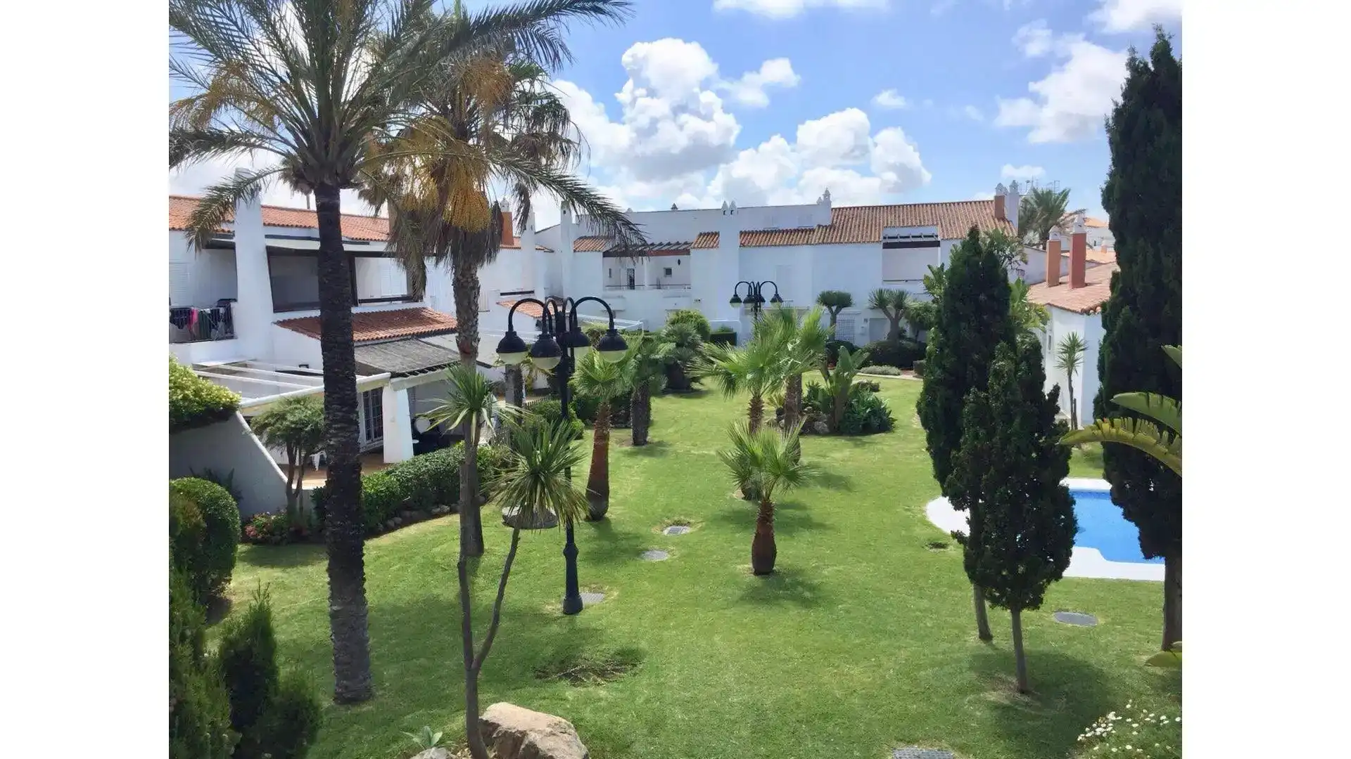 Jardín de Casa adosada de alquiler en Costa Ballena Golf