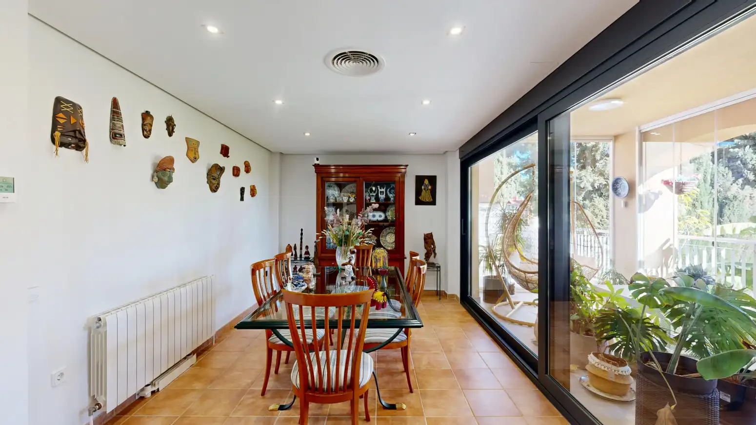 Dining room of Houses for sale in Murcia  with Air Conditioner, Heating and Private garden