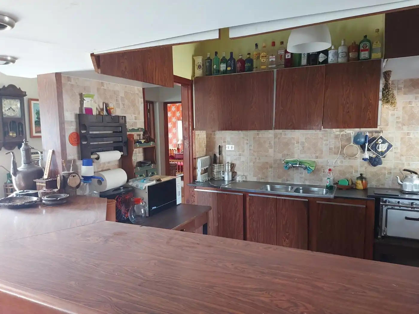 Cocina de Finca rústica en venta en El Sauzal con Calefacción, Jardín privado y Terraza