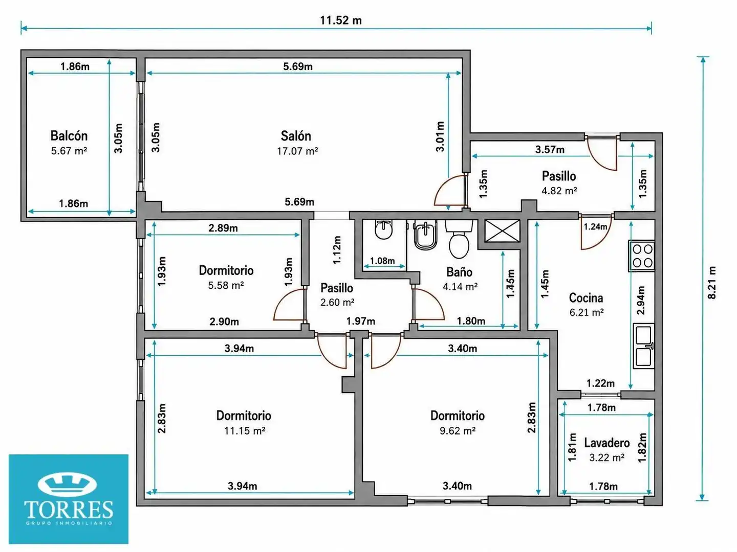 Piso en venta en AYALA, Parque Ayala - Jardín de la Abadía - Huelín