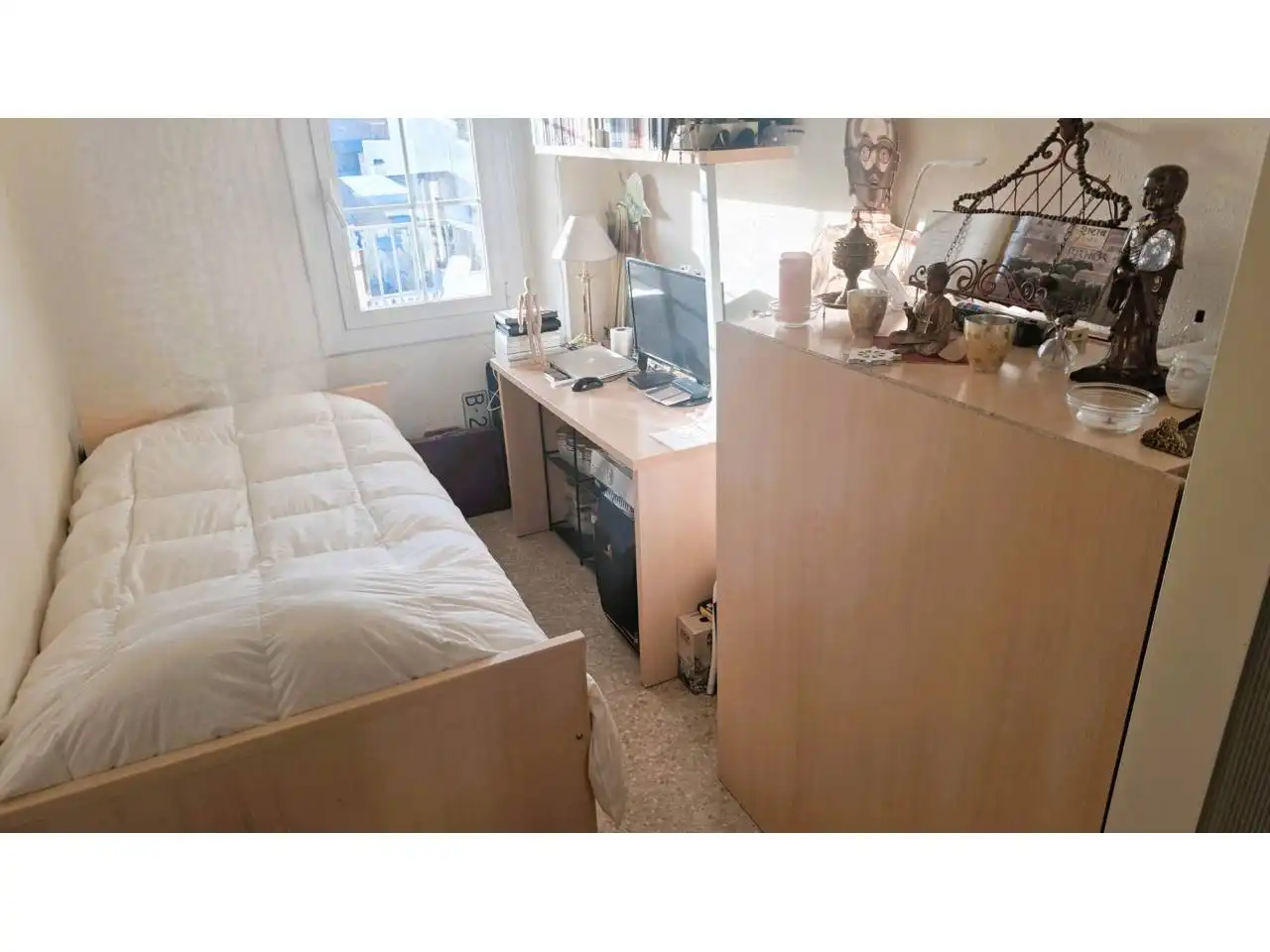 Bedroom of Apartments for sale in Terrassa  with Air Conditioner, Heating and Terrace