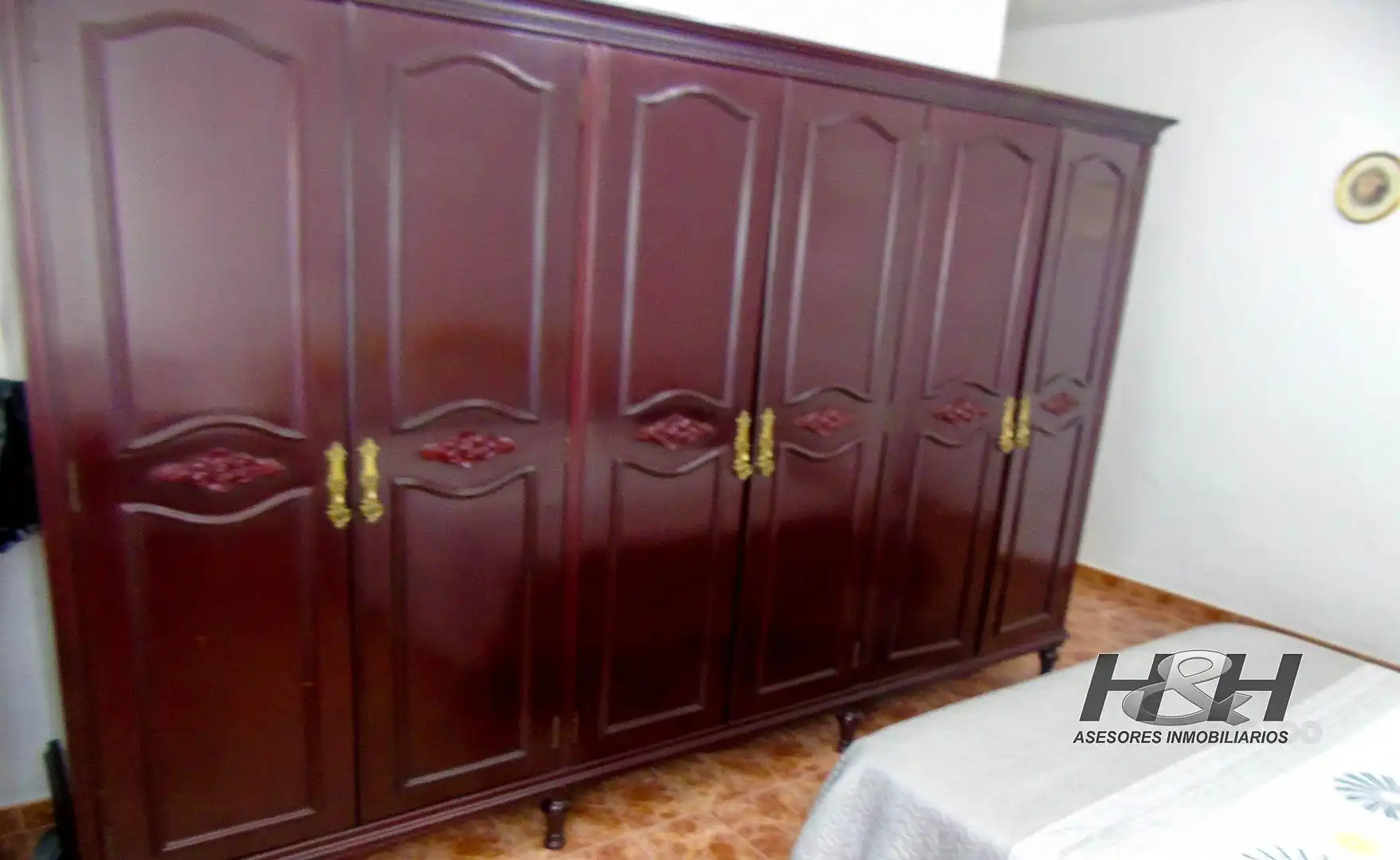 Schlafzimmer von Wohnung zur Miete in Burjassot mit Klimaanlage, Heizung und Möbliert