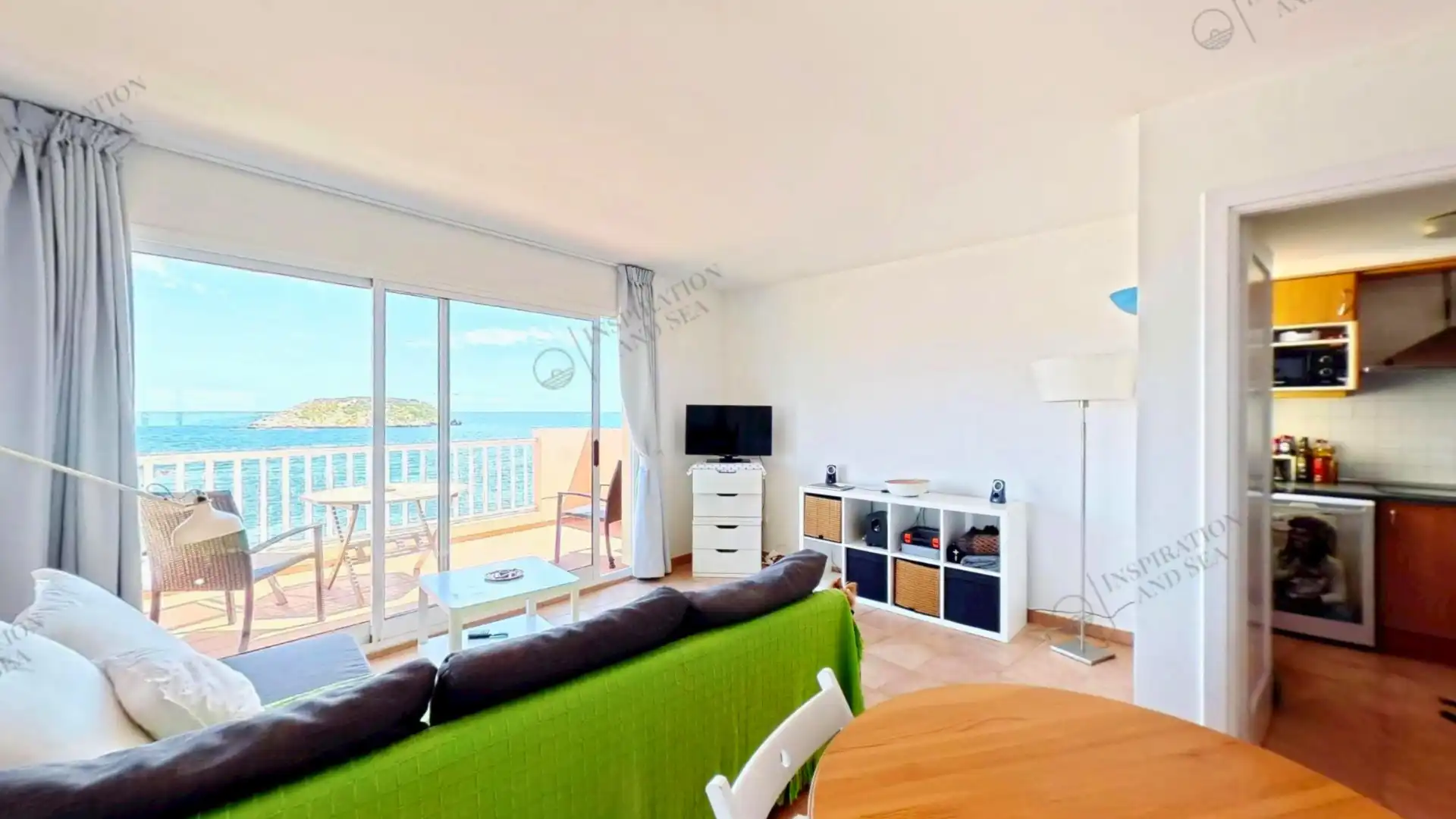 Balcony of Flat for sale in Santa Eulària des Riu  with Air Conditioner and Terrace