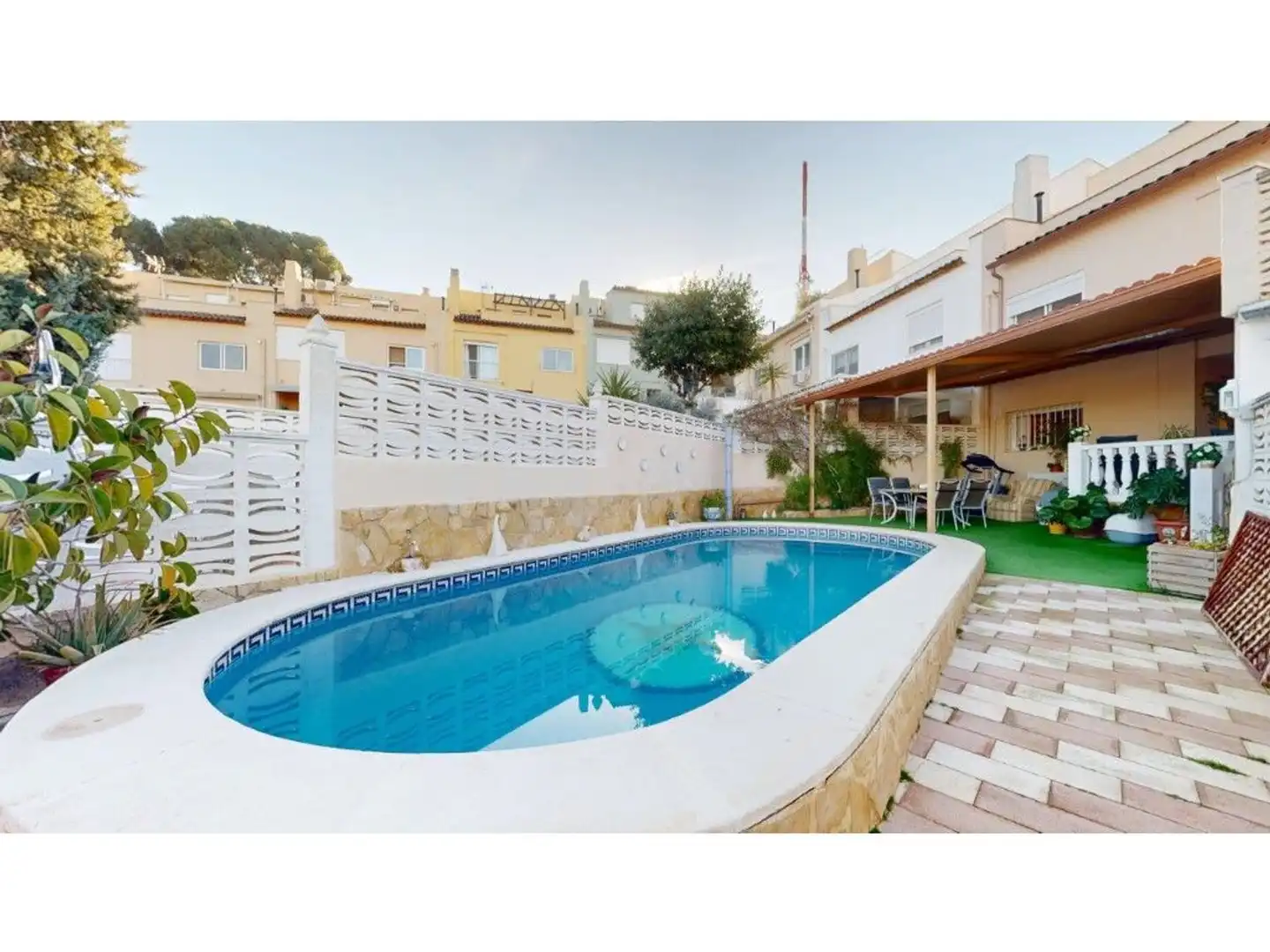 Piscina de Casa o chalet en venta en Torrent con Aire acondicionado, Calefacción y Jardín privado