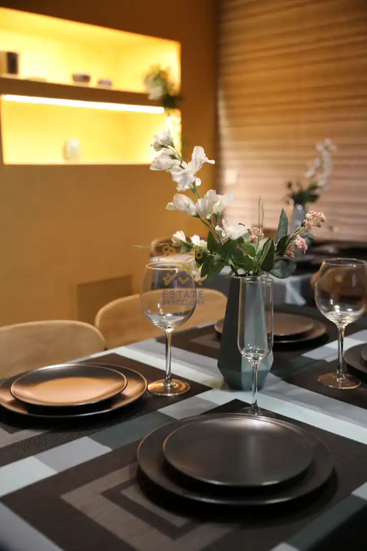 Esszimmer von Haus oder Chalet zum Verkauf in Blanes mit Klimaanlage, Terrasse und Möbliert