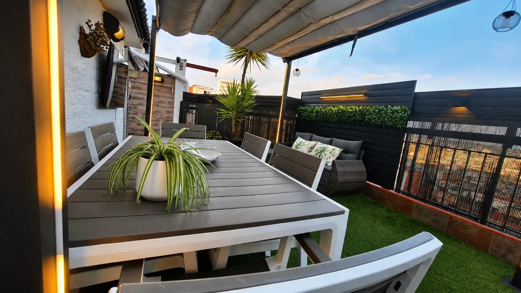 Terrasse von Dachboden zum Verkauf in Barcelona