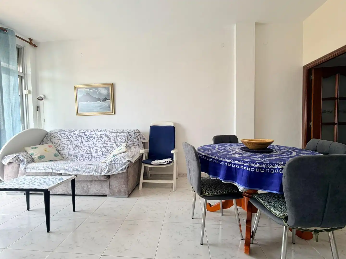 Comedor de Piso en venta en Cunit con Terraza, Amueblado y Piscina comunitaria
