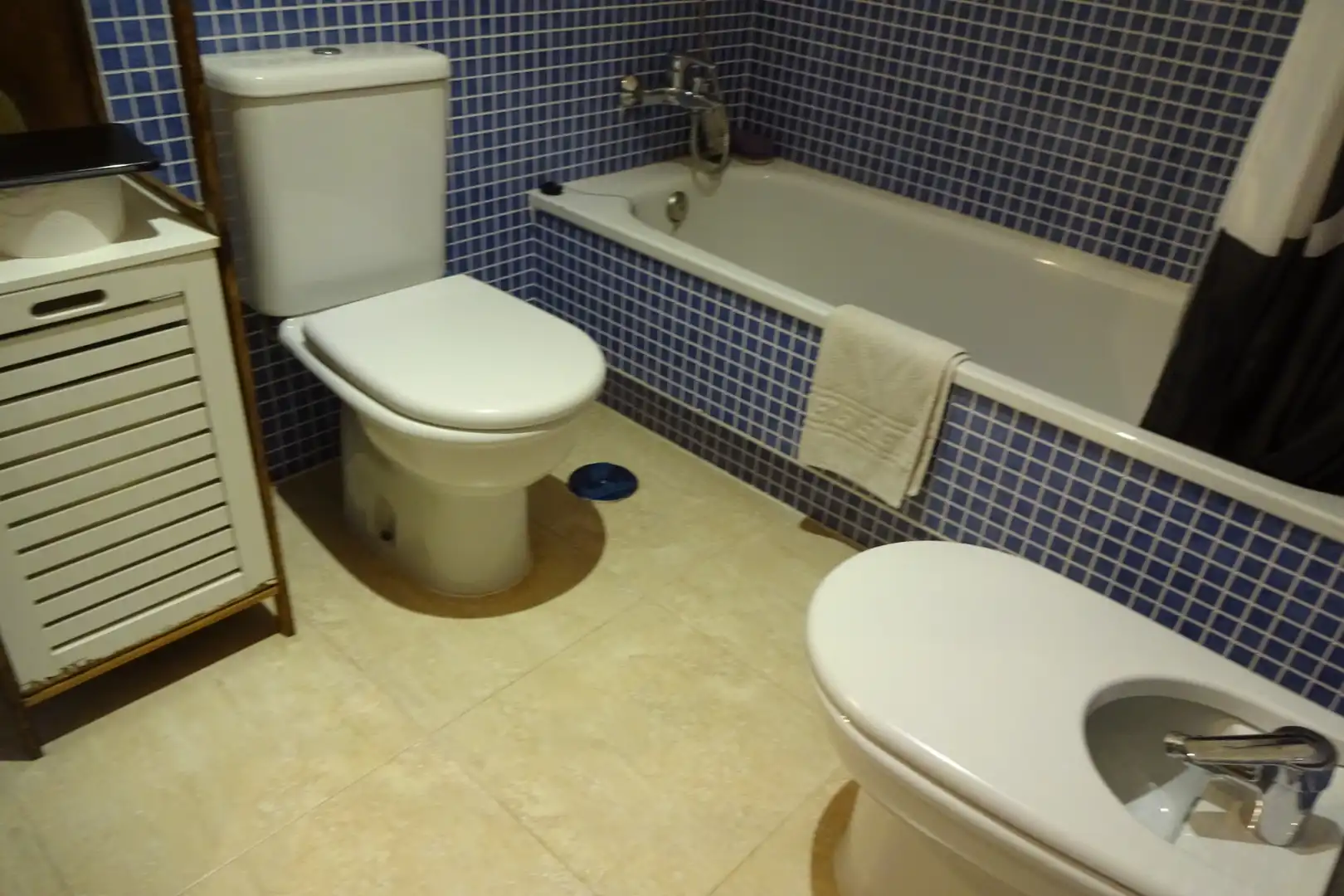 Badezimmer von Wohnungen zum Verkauf in Vera mit Klimaanlage, Heizung und Privatgarten