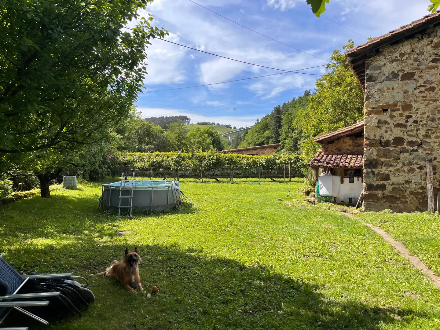 Jardí de Finca rústica en venda en Elorrio amb Jardí privat, Terrassa i Moblat