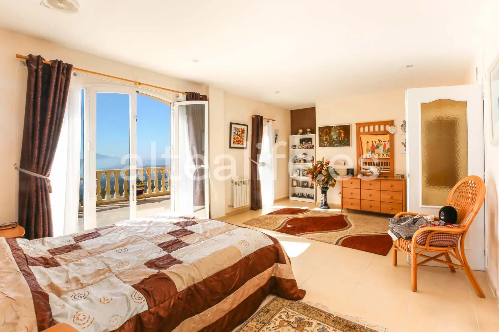 Habitación de Casa o chalet en venta en Altea con Aire acondicionado, Calefacción y Jardín privado