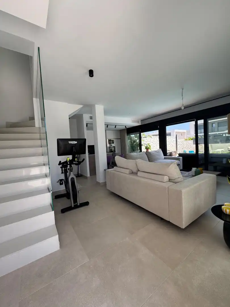 Living room of Houses for rent in Santa Pola  with Air Conditioner, Heating and Private garden