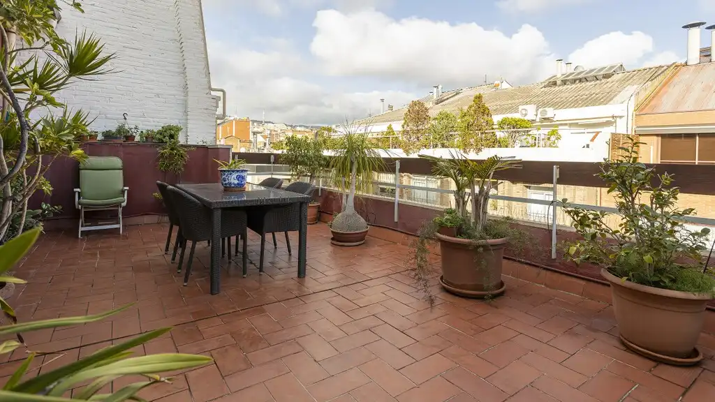 Terraza de Ático en venta en Barcelona con Aire acondicionado, Calefacción y Parquet