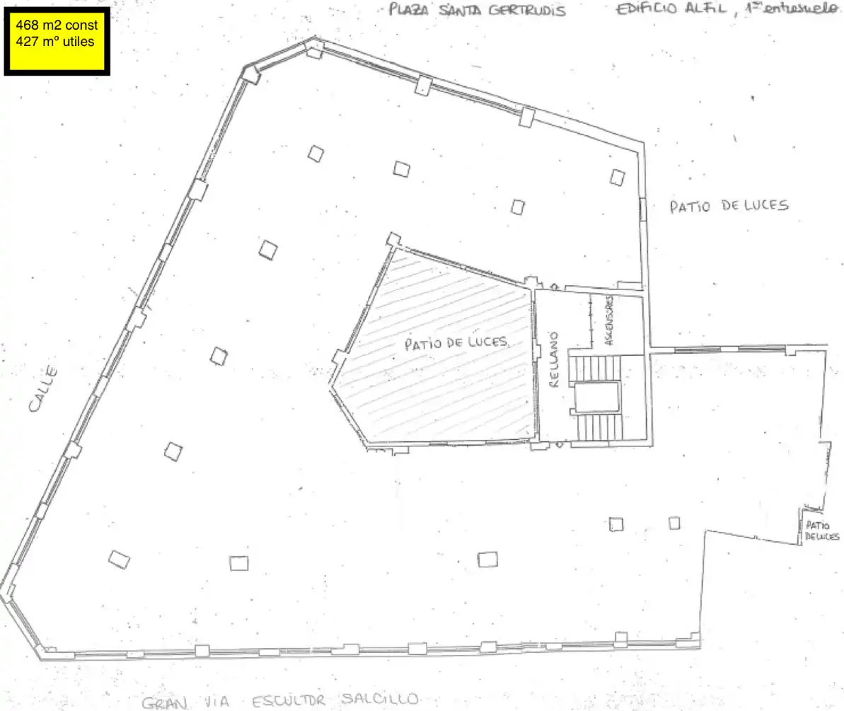 Büro mit Aufzug zur Miete in Plaza Santa Gertrudis 2, ático, imagen 8