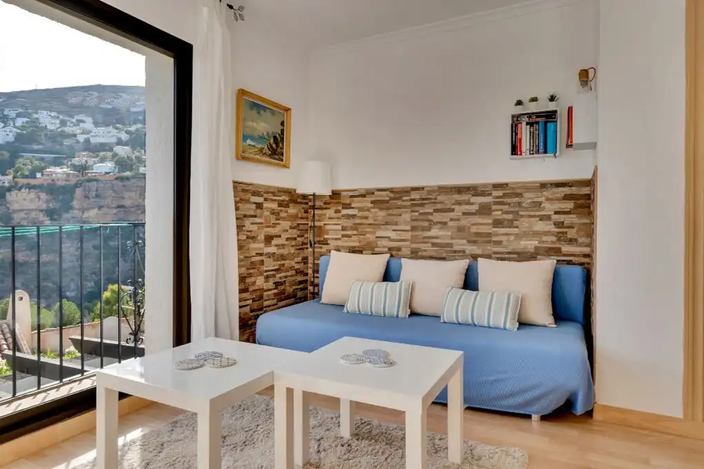 Sala d'estar de Finca rústica en venda en Benitachell / El Poble Nou de Benitatxell