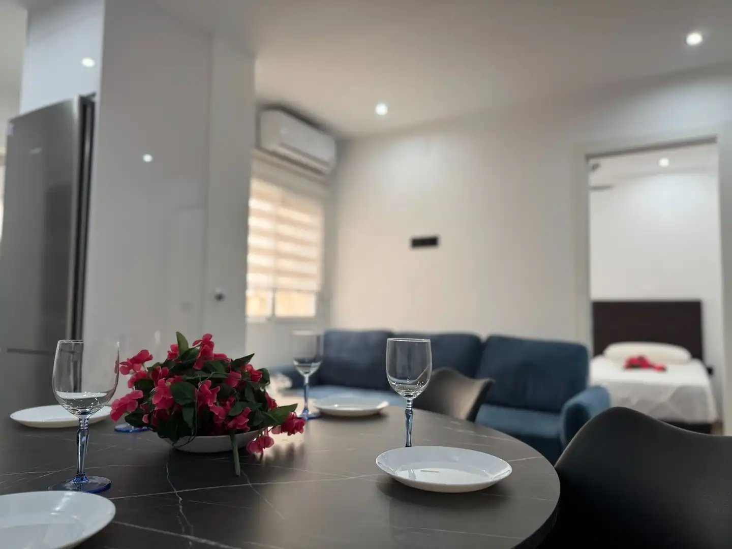 Dining room of Flat for sale in Málaga  with Air Conditioner, Heating and Furnished