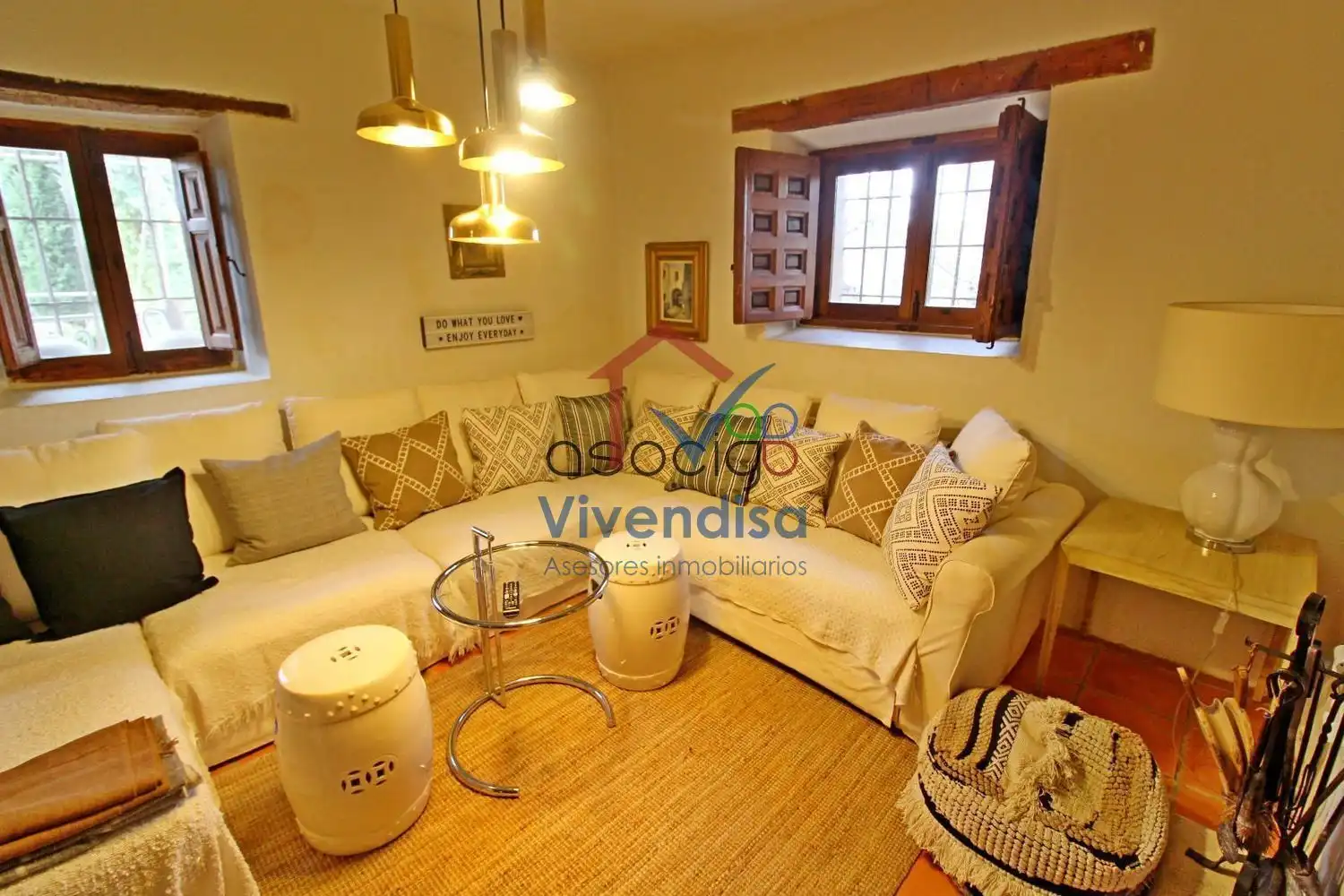 Sala de estar de Casa o chalet en venta en Heras de Ayuso con Jardín privado, Terraza y Piscina