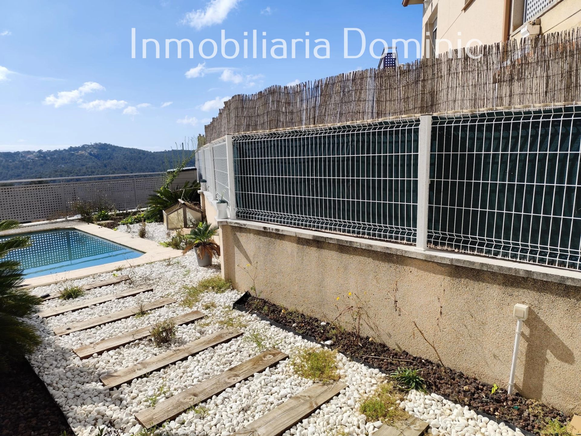 Exterior view of Single-family semi-detached for sale in Vidreres  with Swimming Pool