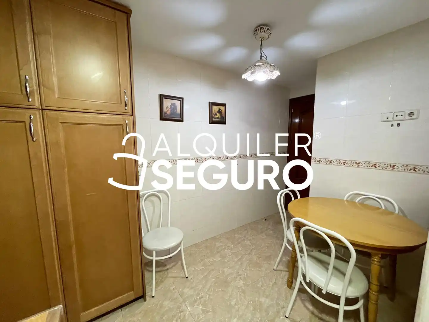 Kitchen of Flat for rent in Madrid  with Heating, Terrace and Swimming Pool