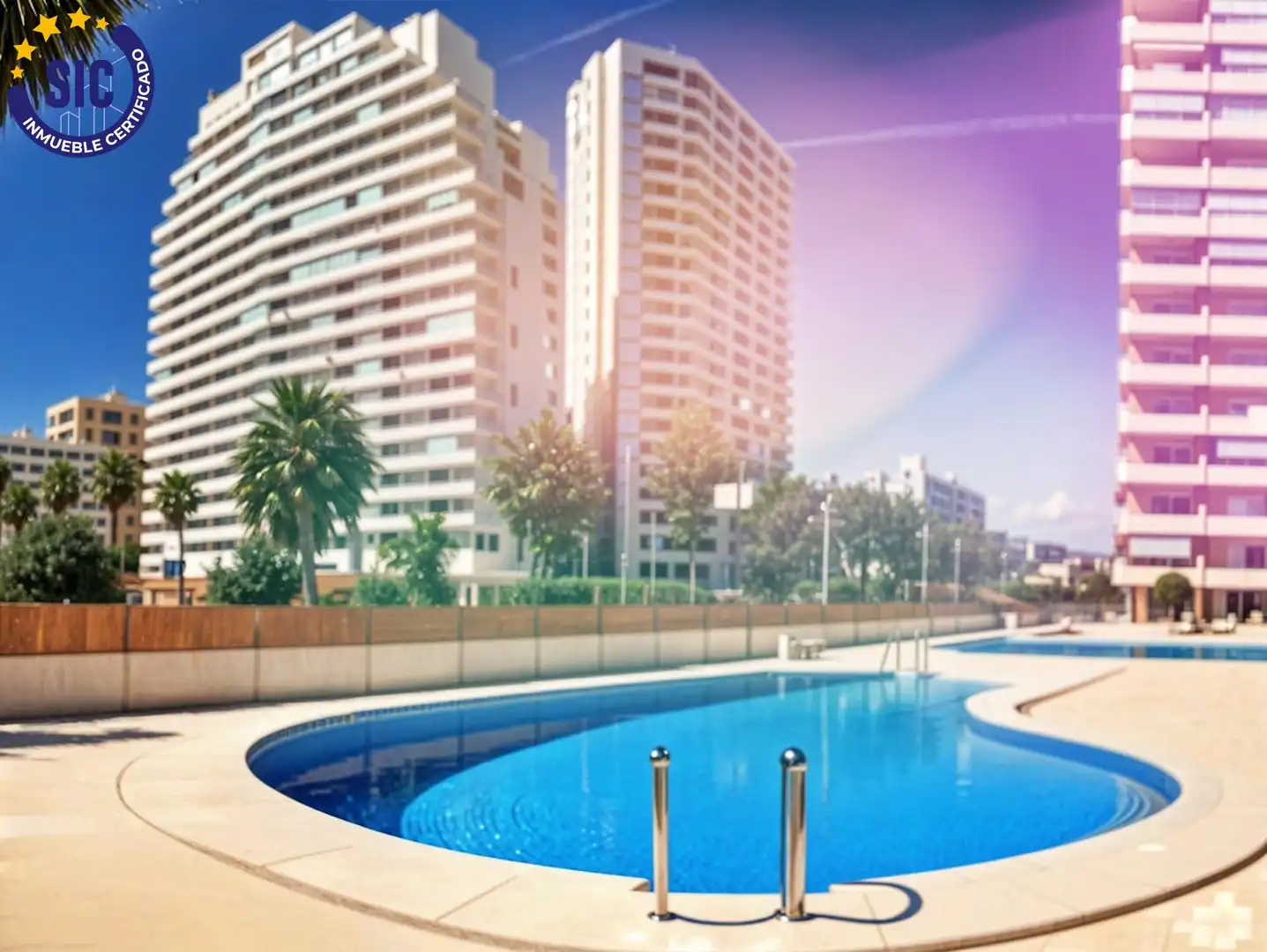 Piscina de Apartament en venda en Calpe / Calp amb Calefacció, Terrassa i Piscina comunitària