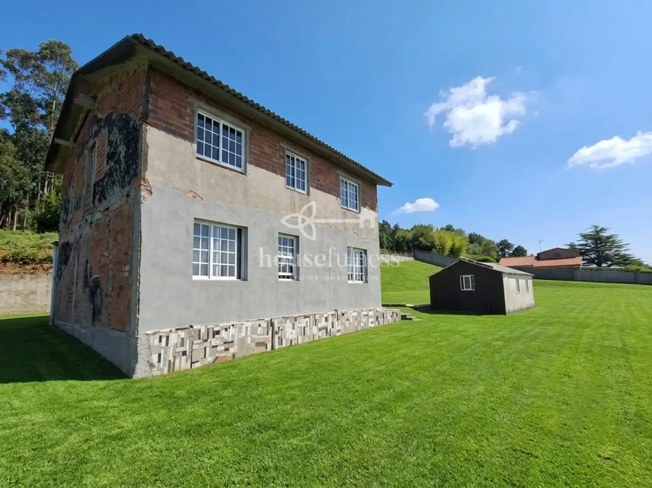 Exterior view of Houses for sale in Narón  with Private garden and Storage room