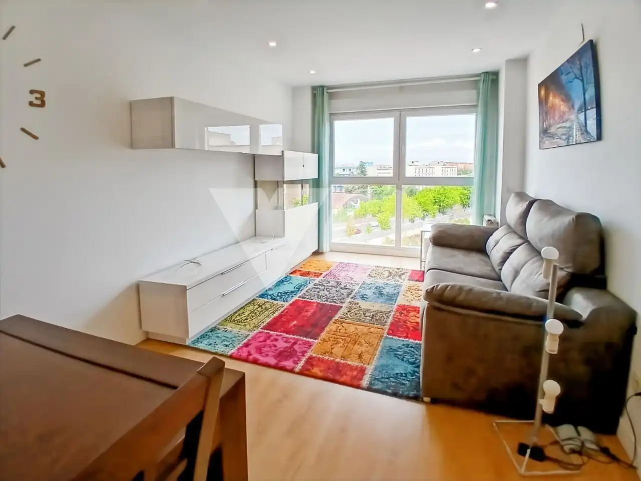 Sala de estar de Piso de alquiler en Madrid con Aire acondicionado, Calefacción y Trastero