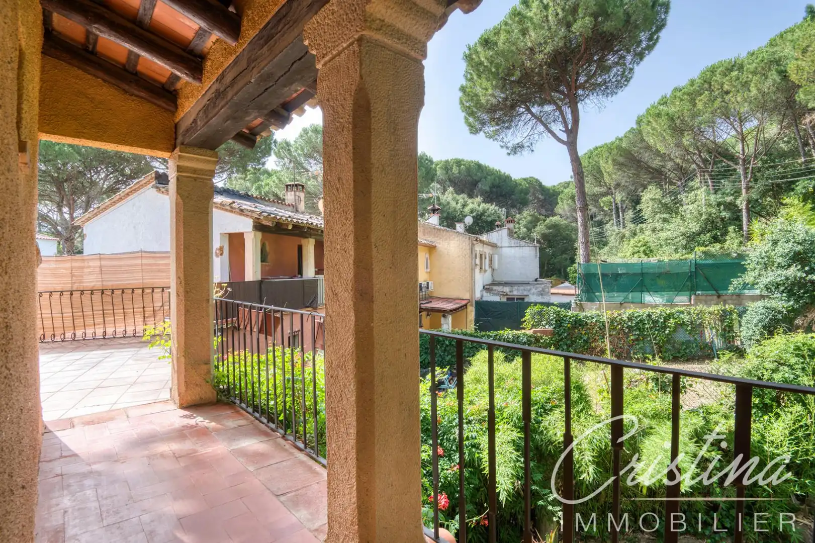 Terraza de Casa adosada en venta en Santa Cristina d'Aro con Calefacción, Jardín privado y Terraza