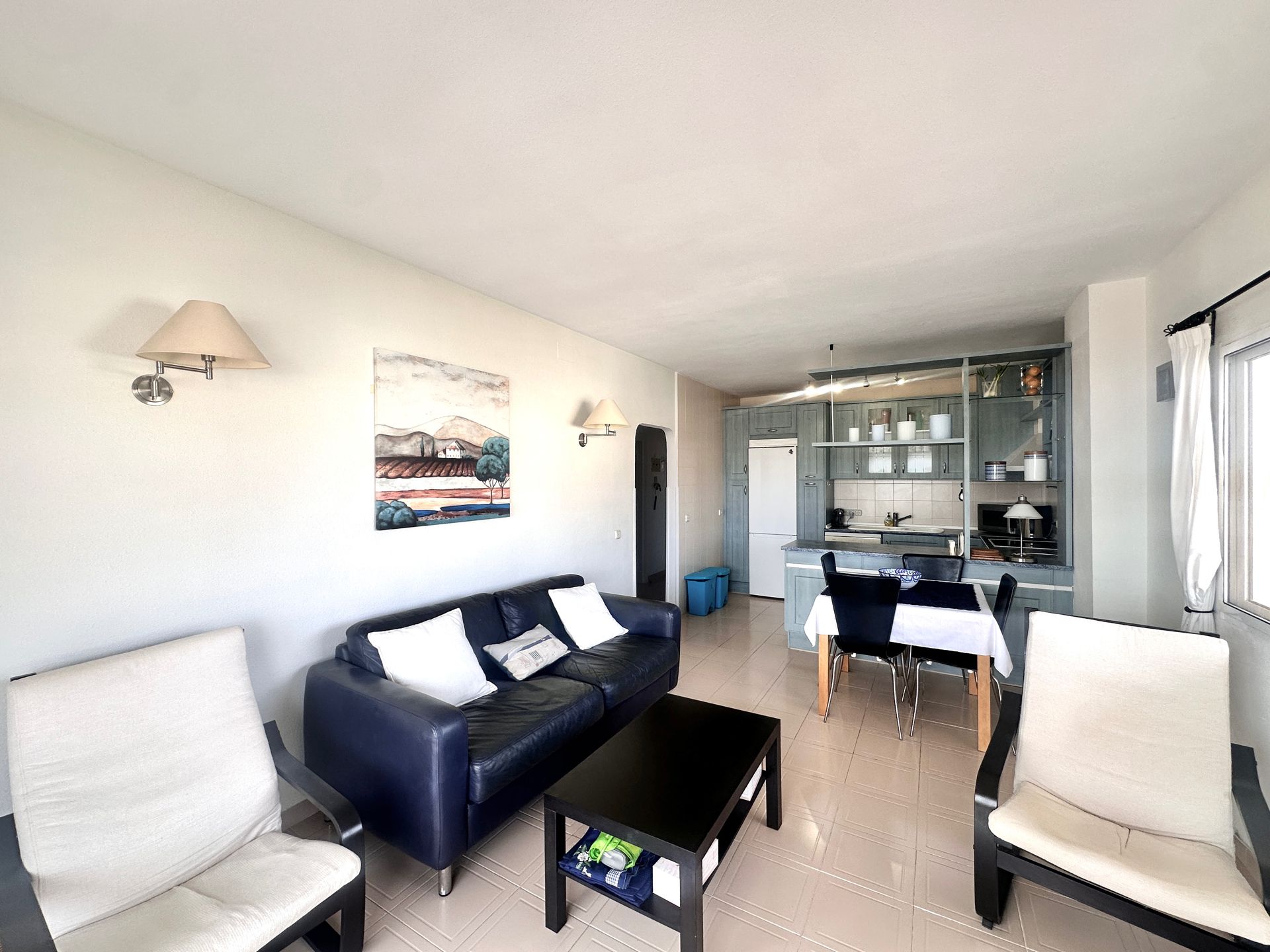 Living room of Apartment for sale in Benalmádena  with Terrace, Furnished and Oven