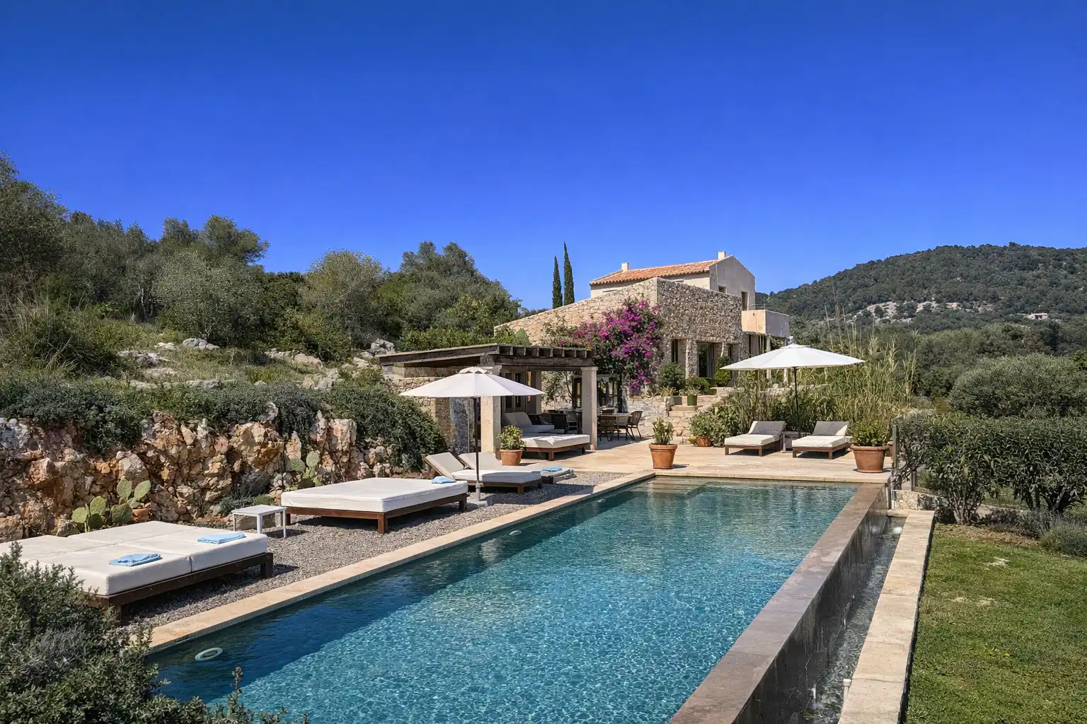Swimming pool of Country homes for sale in Artà  with Air Conditioner, Heating and Storage room