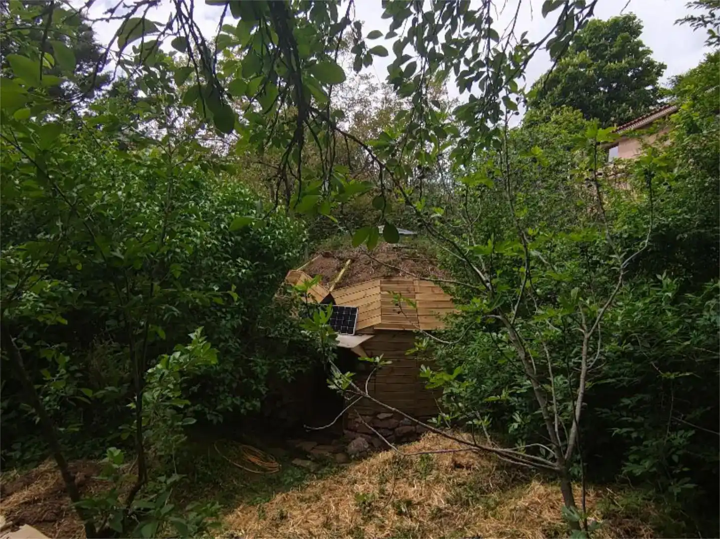 Vista exterior de Piso en venta en Molló con Jardín privado y Amueblado