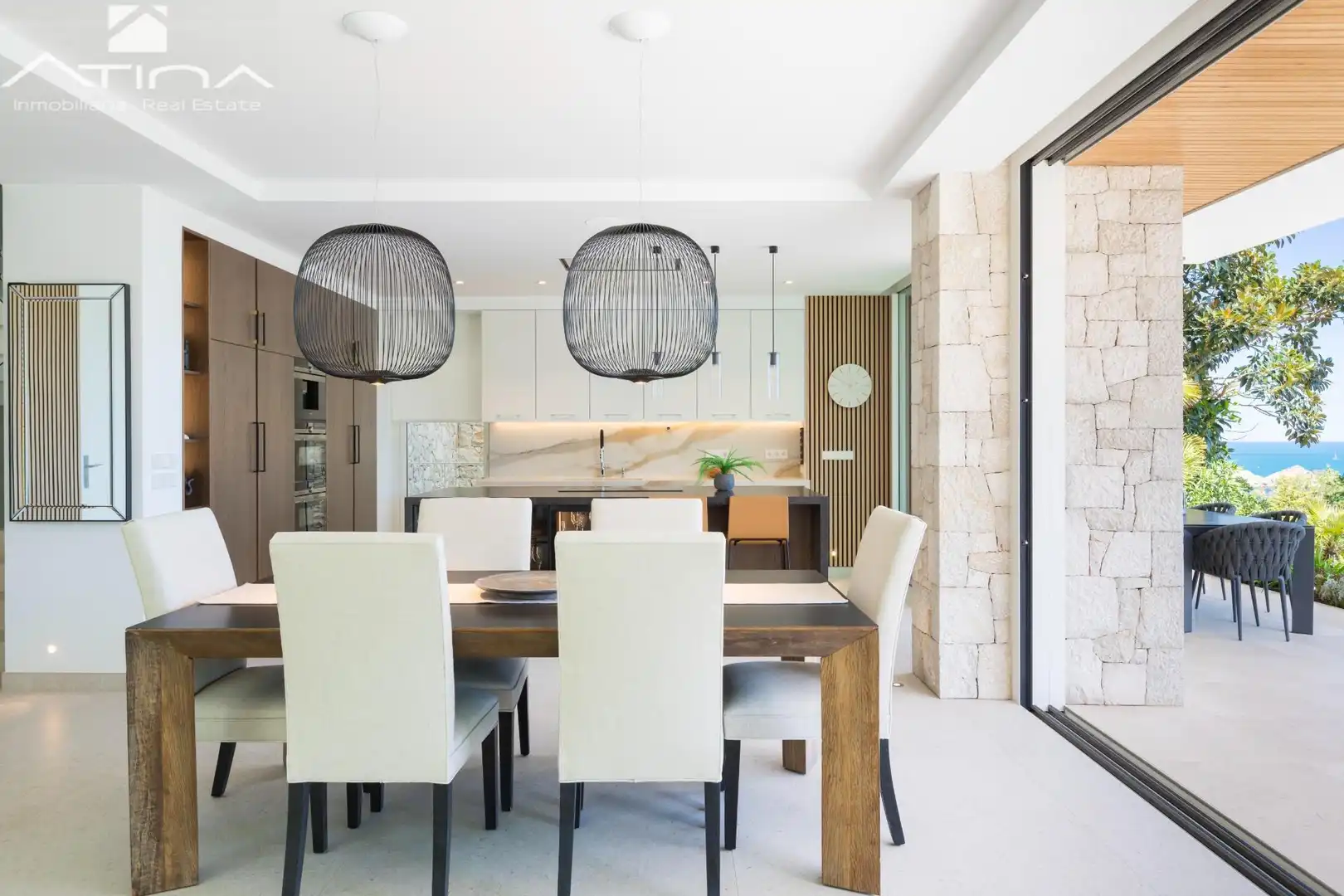 Dining room of Houses for sale in Jávea / Xàbia  with Air Conditioner, Private garden and Terrace
