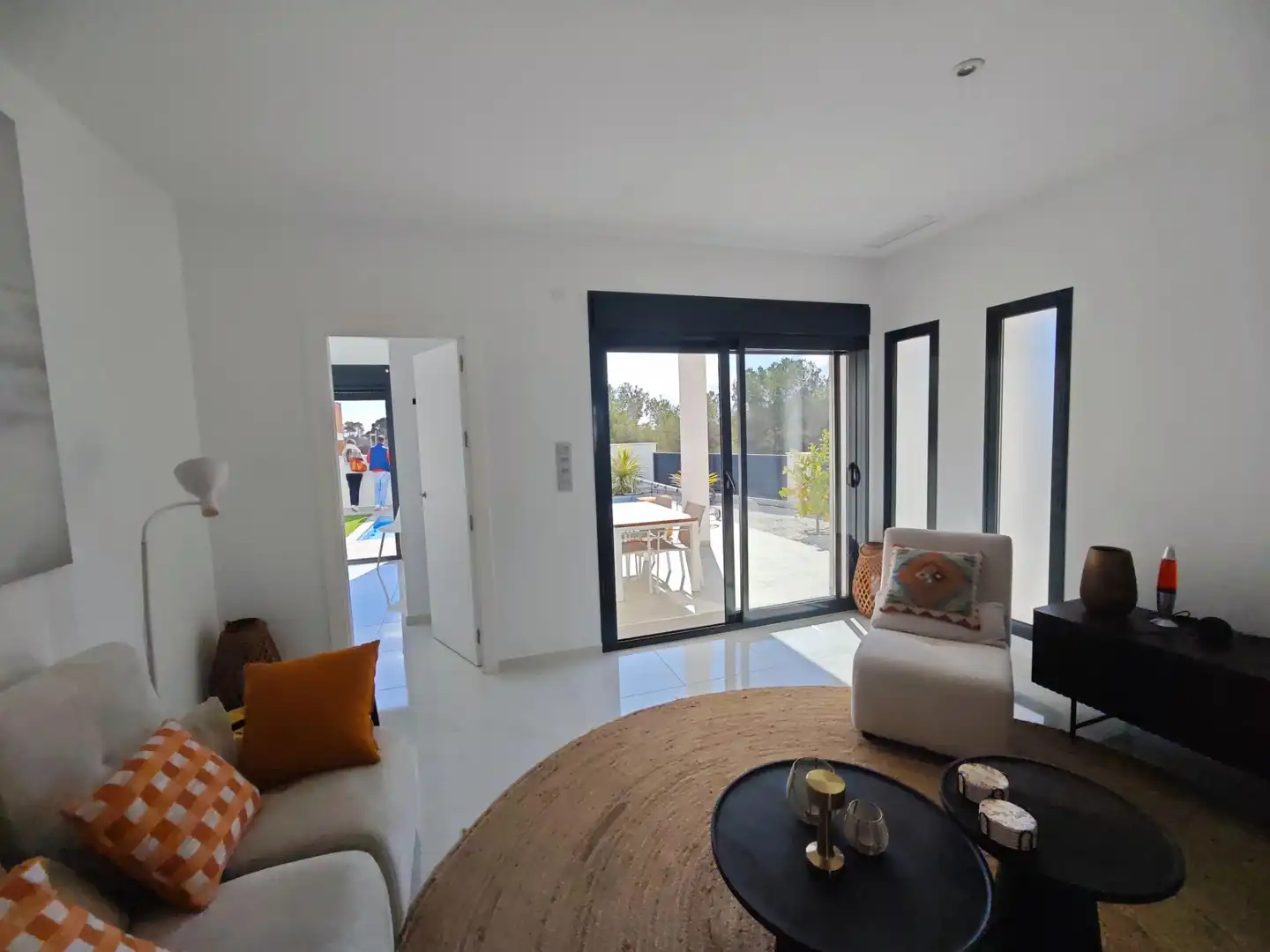 Sala de estar de Casa o chalet en venta en Pilar de la Horadada con Calefacción, Jardín privado y Terraza