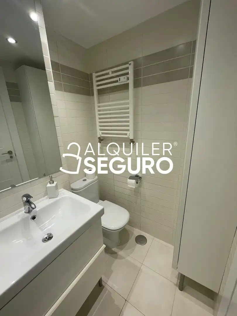 Bany de Pis de lloguer en Madrid amb Aire condicionat, Calefacció i Piscina