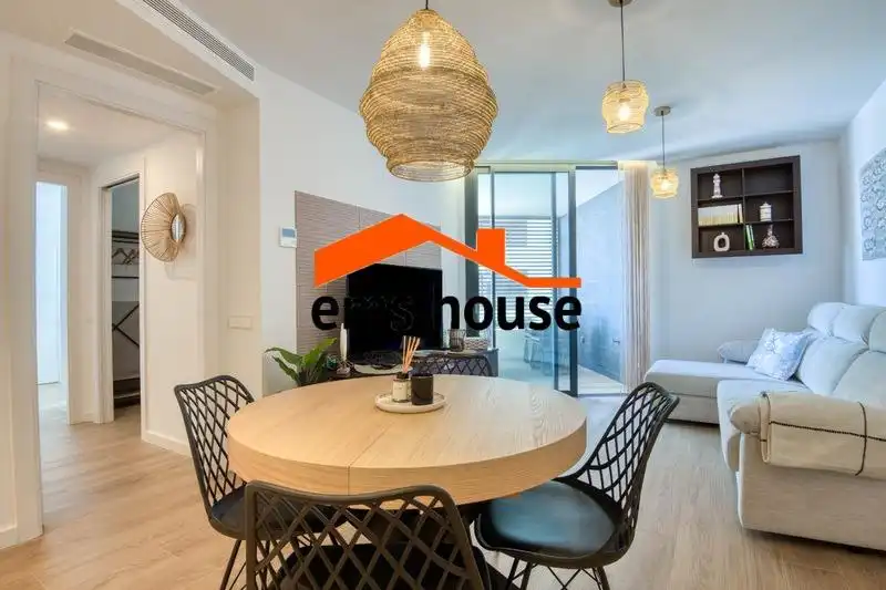 Comedor de Apartamento de alquiler en Calonge i Sant Antoni con Terraza, Amueblado y Balcón