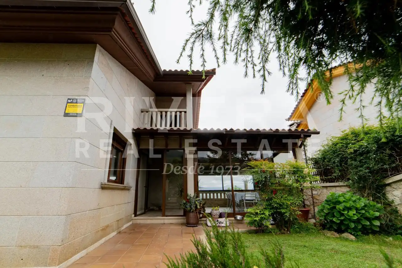Jardín de Casa o chalet en venta en O Rosal   con Calefacción, Jardín privado y Terraza